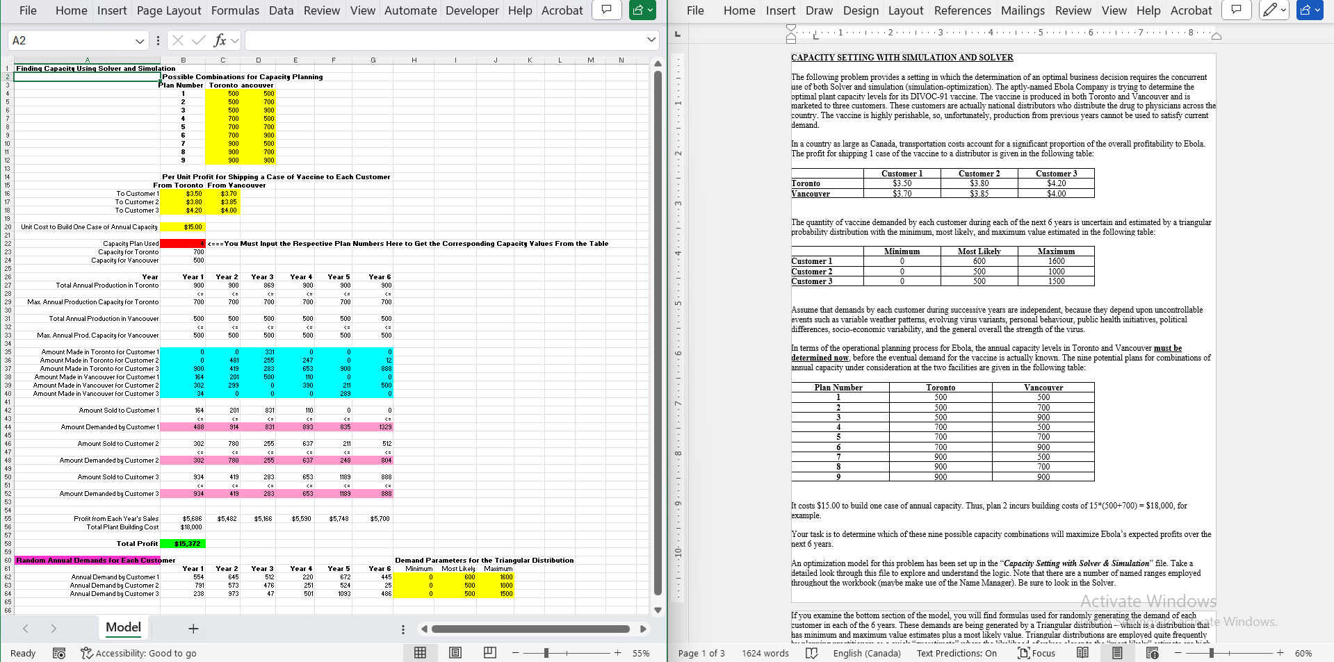 If you examine the bottom section of the model,
