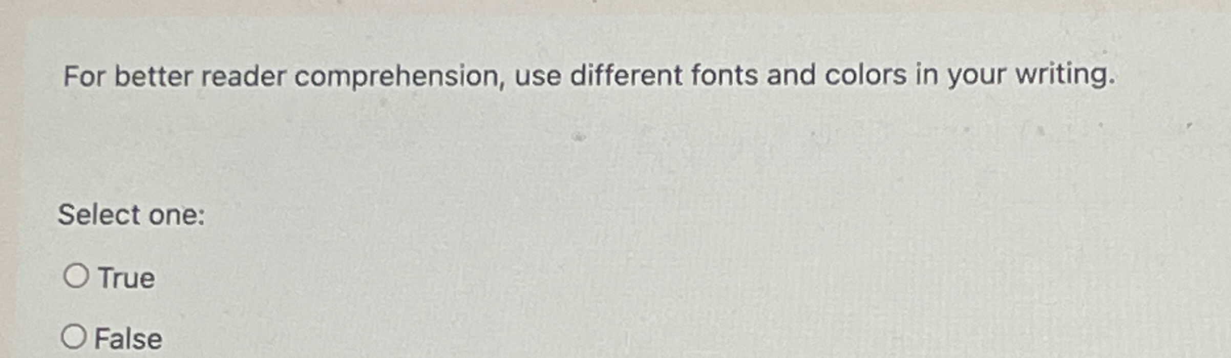 For better reader comprehension, use different