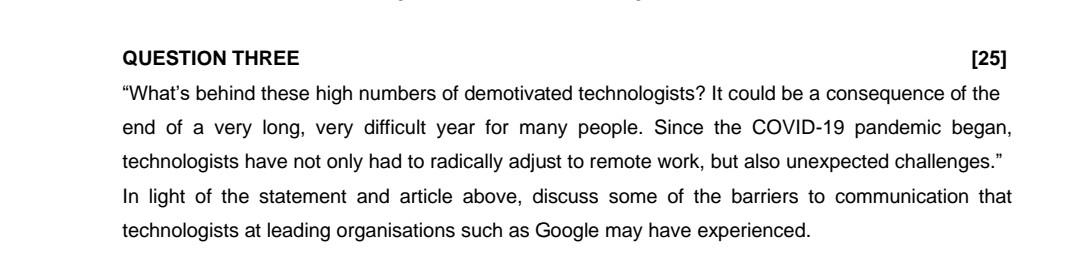 Please answer question 3 based on the article