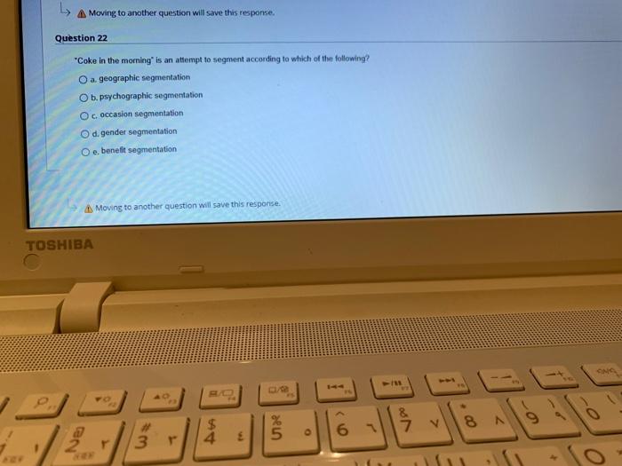 Needs could include all of the below items EXCEPT