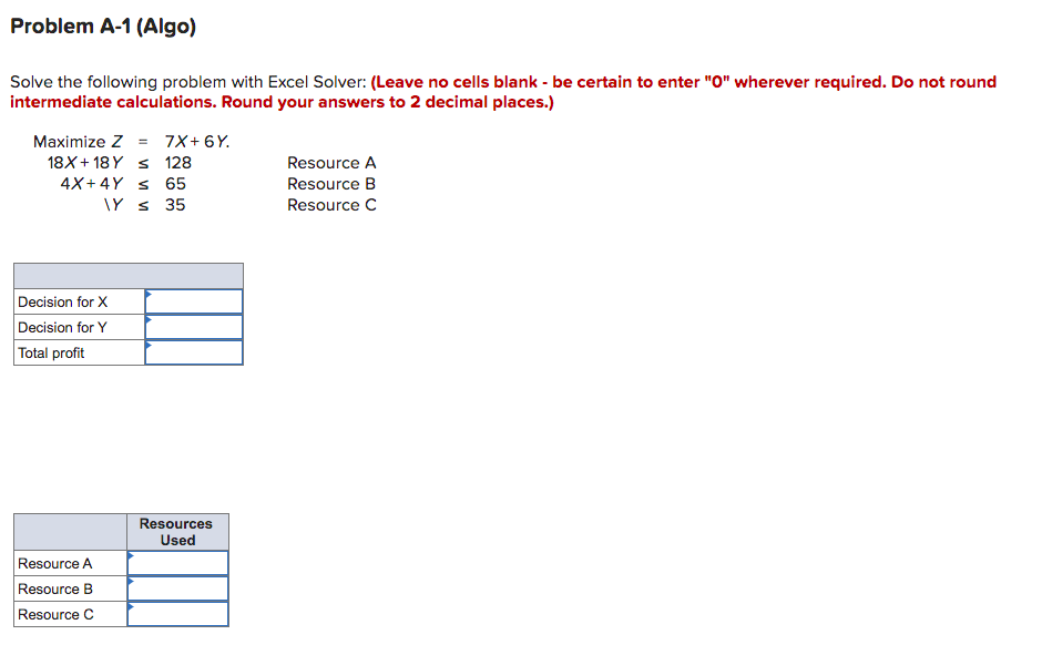 Problem A-1 (Algo) Solve the following problem