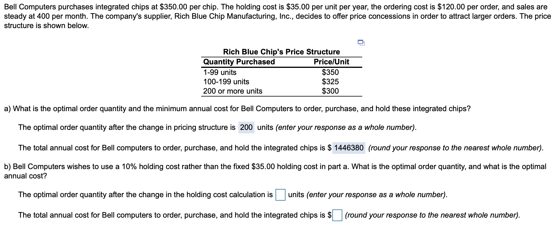 Bell Computers purchases integrated chips at