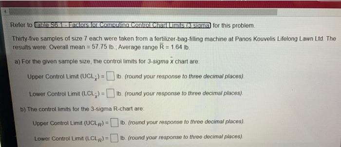 Sample Size, n 2 3 4 5 6 7 8 9 10 12 Mean Factor,