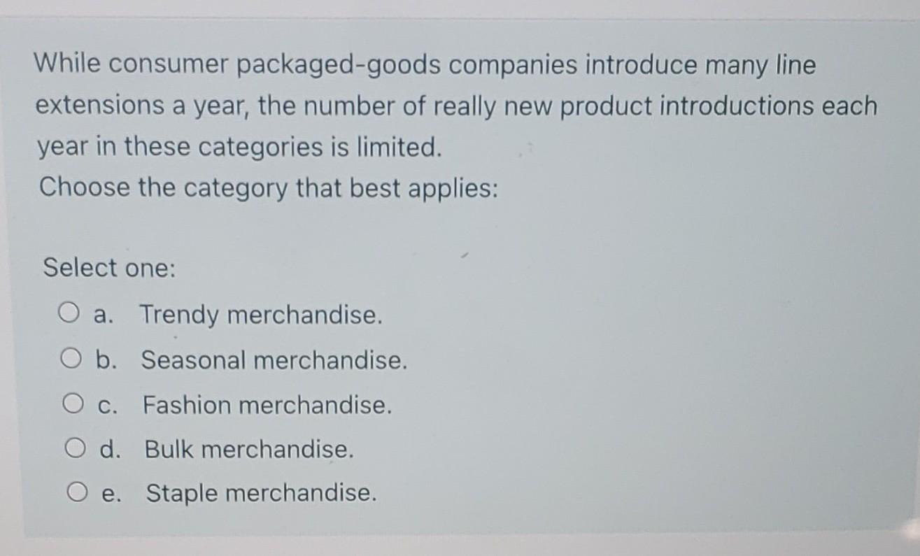 While consumer packaged-goods companies introduce