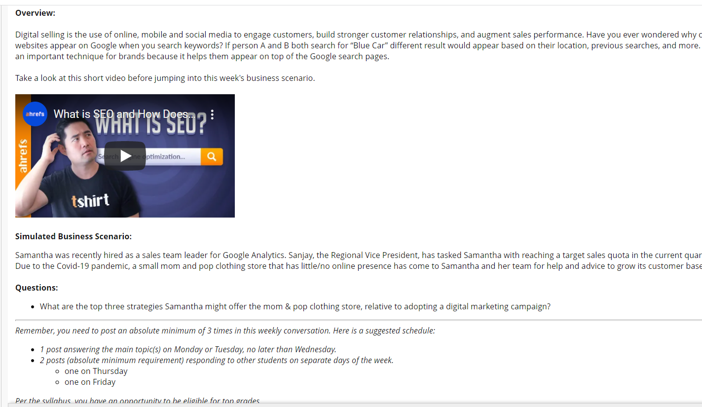 Overview: Digital selling is the use of online,