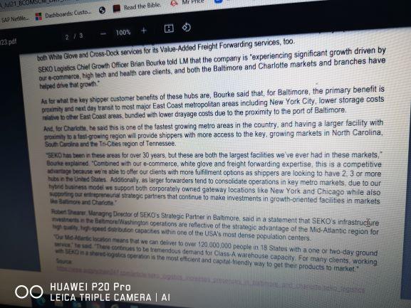 1223.pdf [40 Marks] SECTION A SEKO Logistics