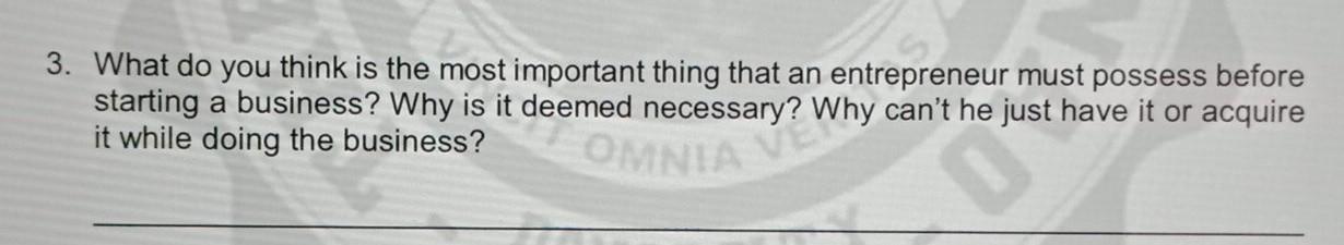 please help me to answer it, thanks 3. What do