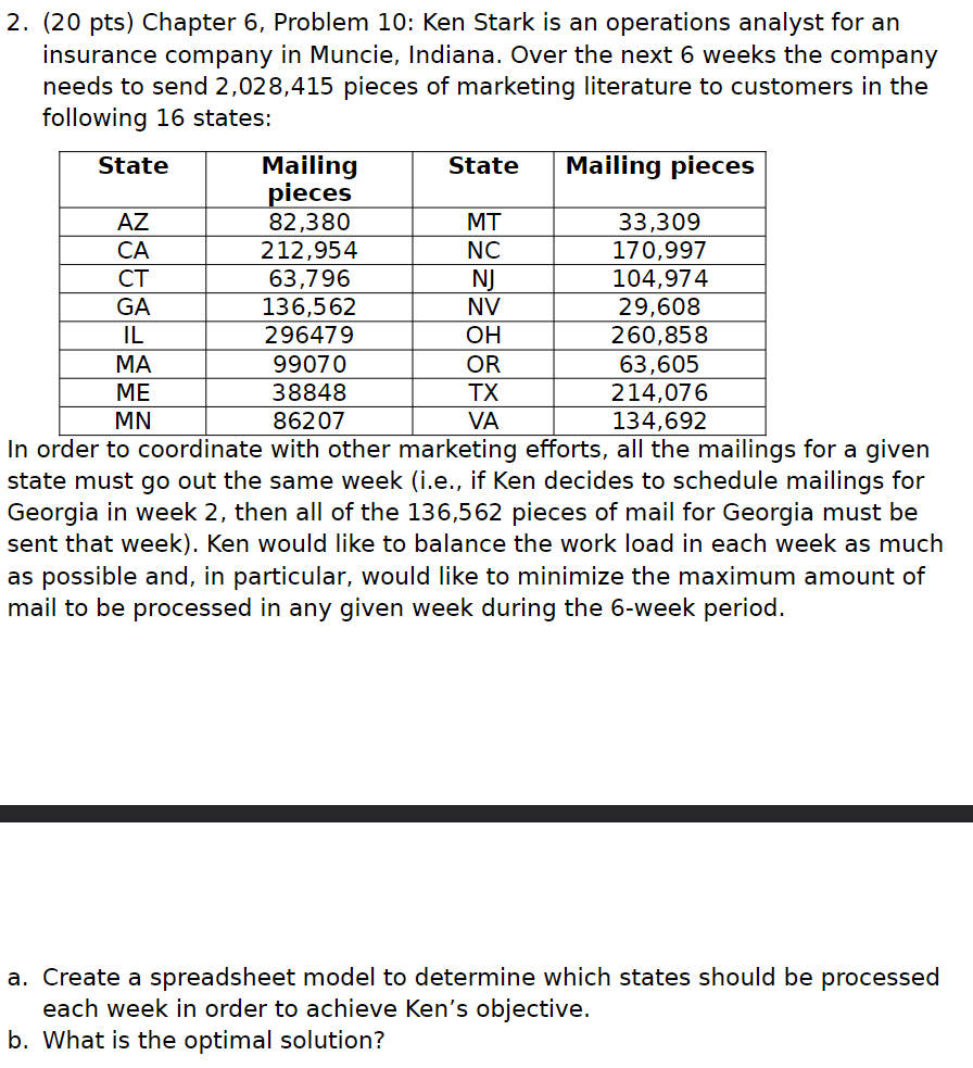 Please Show the equations for each cell in Excel.