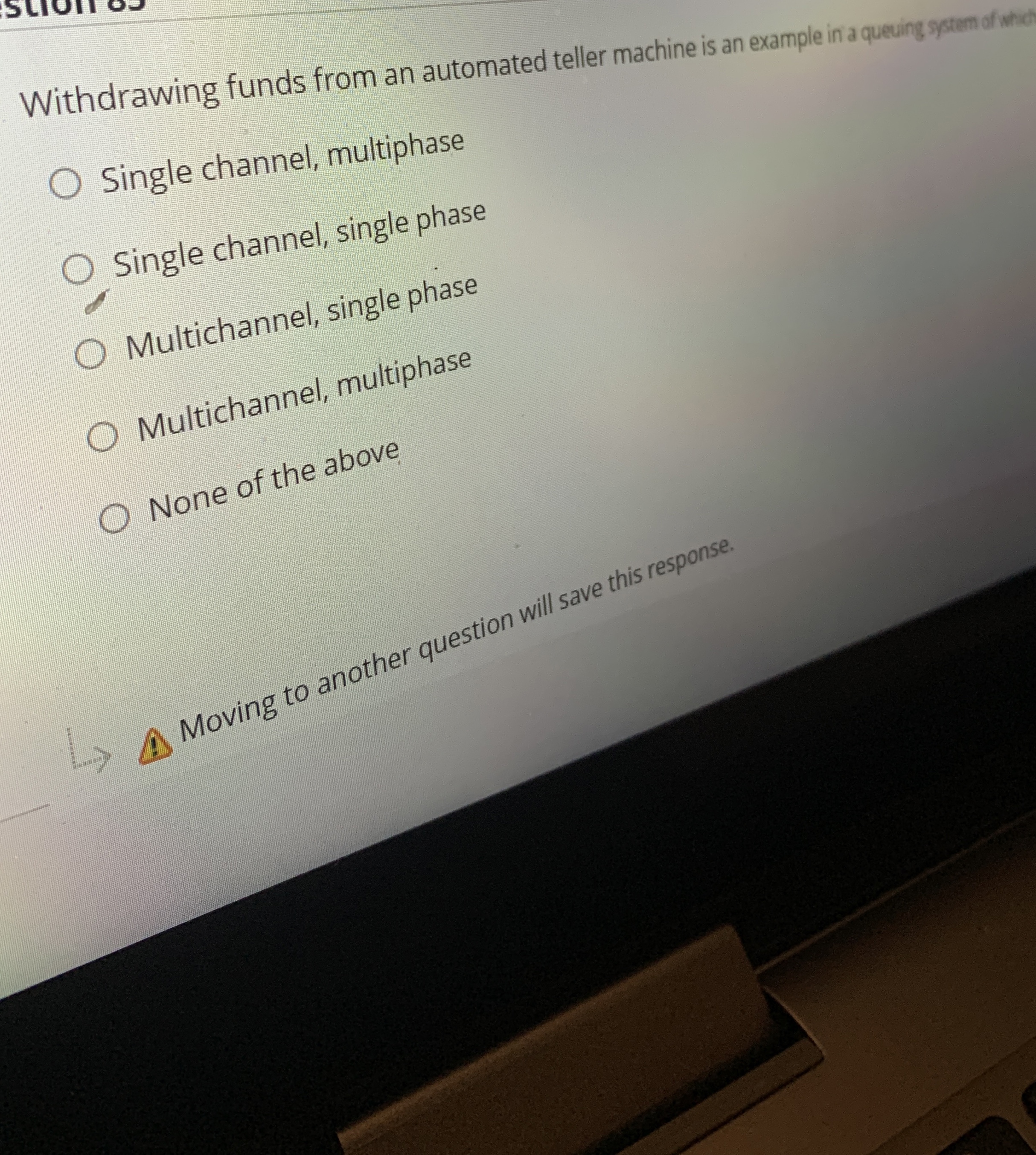 Withdrawing funds from an automated teller