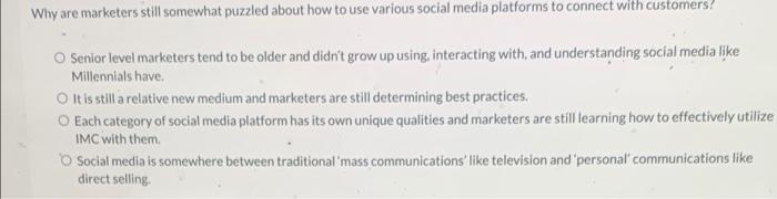 Why are marketers still somewhat puzzled about