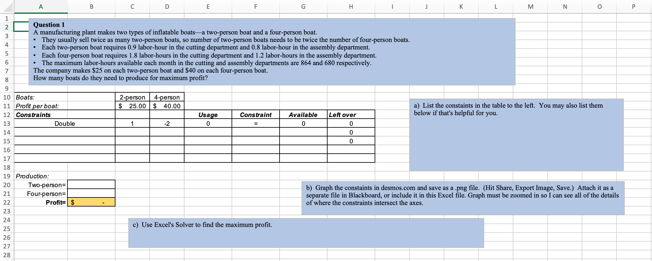 A B D E F G H J L M N o 4 6 1 2 Question 1 A