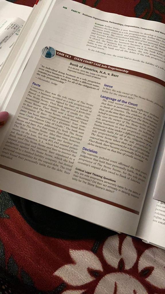 Here are my questions. Answers these in your own