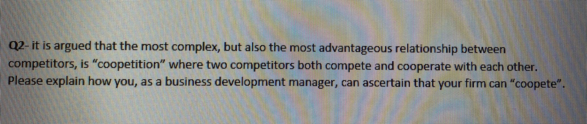 02- it is argued that the most complex, but also