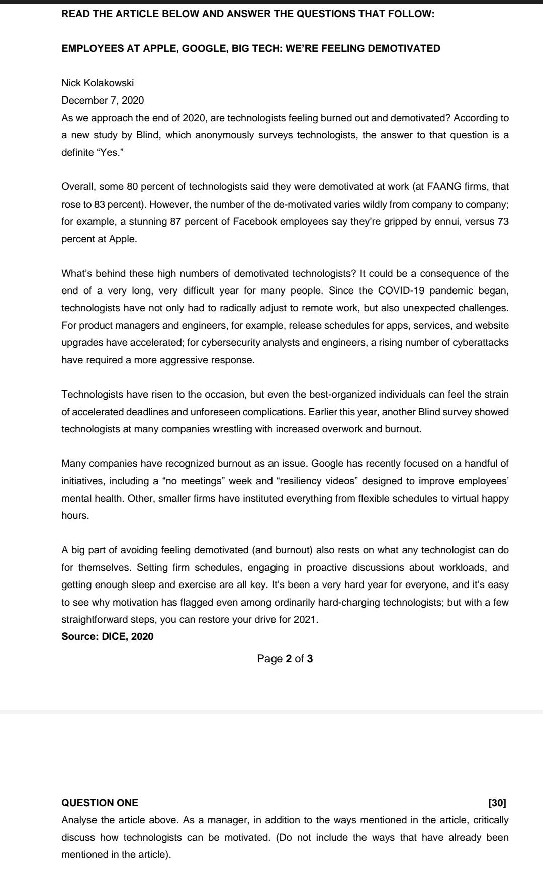 Please answer Question 1 with long paragraph READ