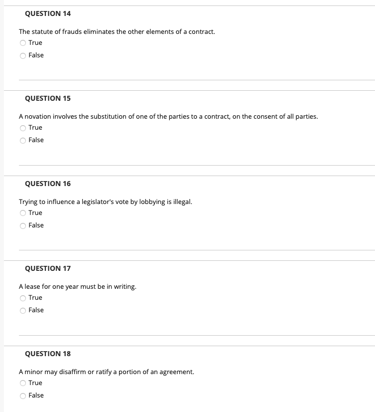 QUESTION 10 Courts will allow recovery based on