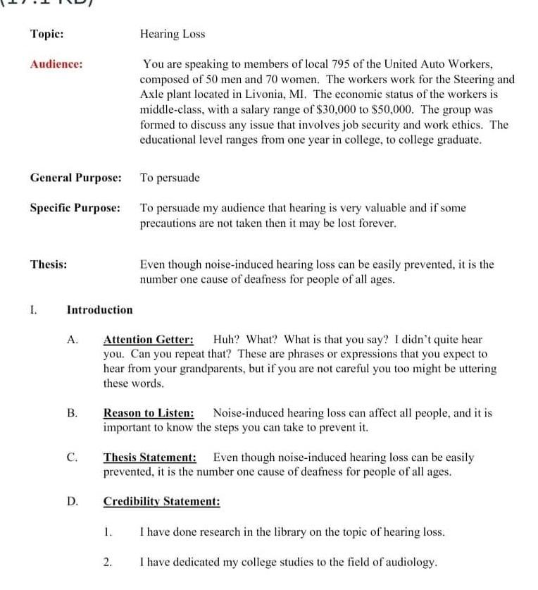 Write a Persuasive speech...pls Topic: Students