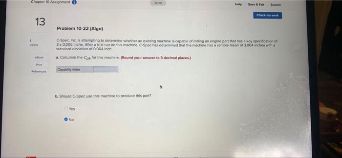 Chapter 10 Assignment Help Seven Sut Check my w