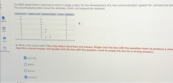 The R&D department is planning to bid on a large