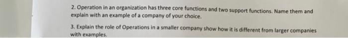 plz answering only question 2. not 3 . 2.