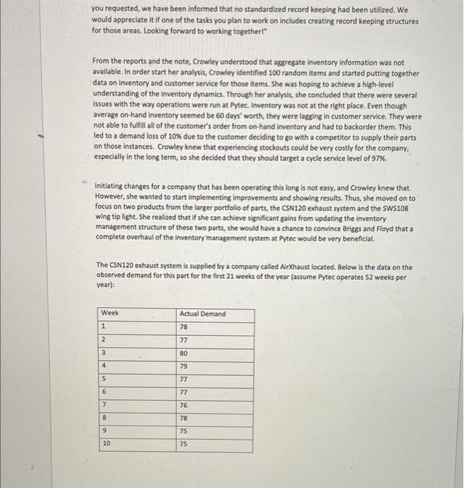 please only answer question 3 please only answer