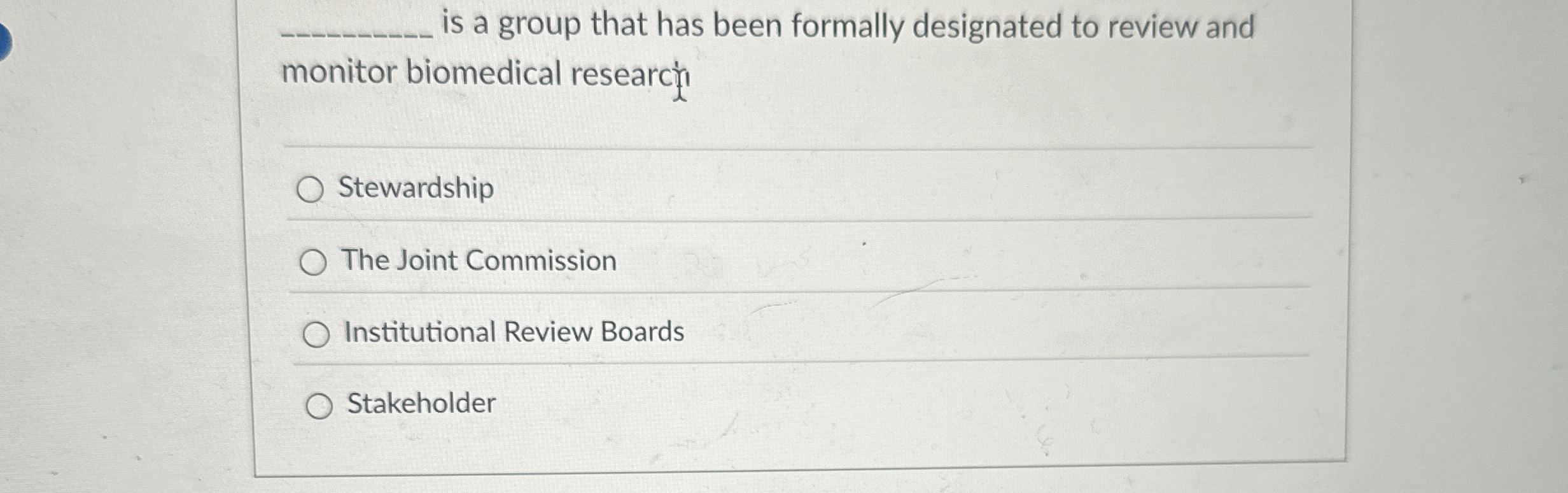 q , is a group that has been formally designated