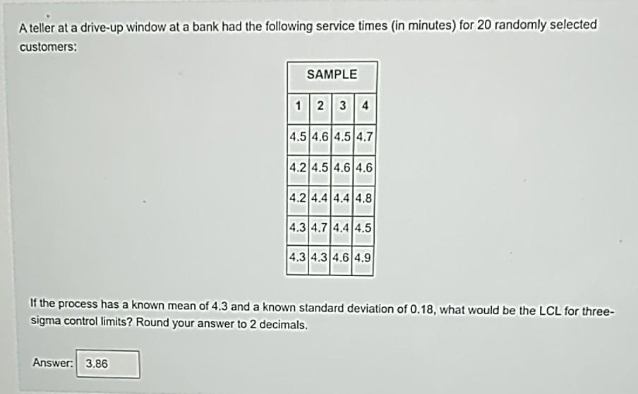 Ateller at a drive-up window at a bank had the