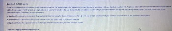 Just do Q1 Question :10.10025 points) An