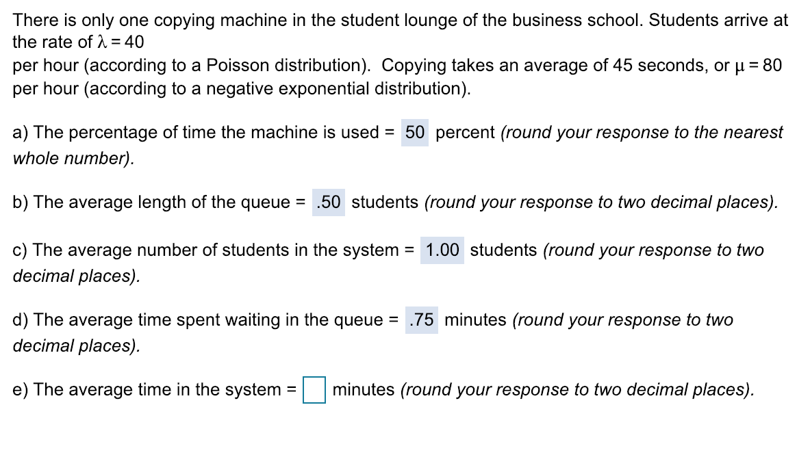 There is only one copying machine in the student