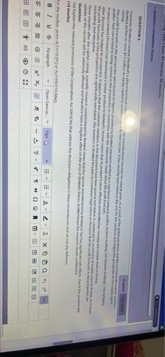 Question Completion Ratu QUESTIONS 13 Scenario