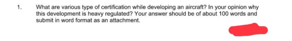 1. What are various type of certification while