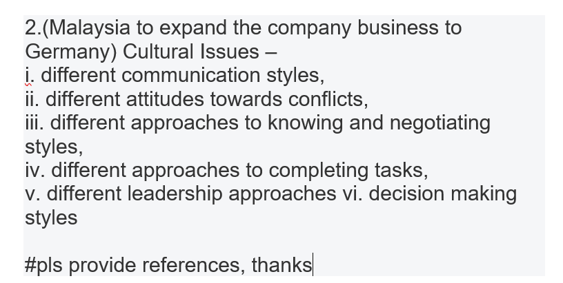 2.(Malaysia to expand the company business to