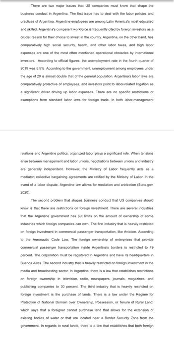 In 2 to 3 paragraphs explain how this would be