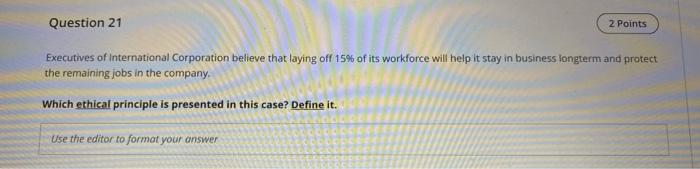 Question 19 2 Points Ahmed is a manager in a