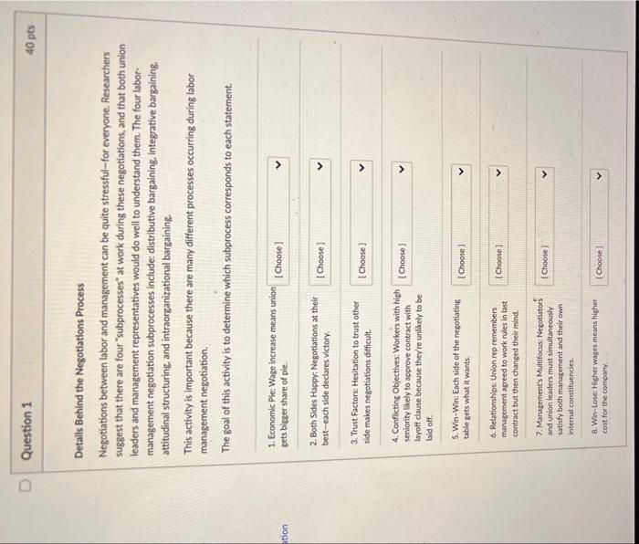 D Question 1 40 pts Details Behind the