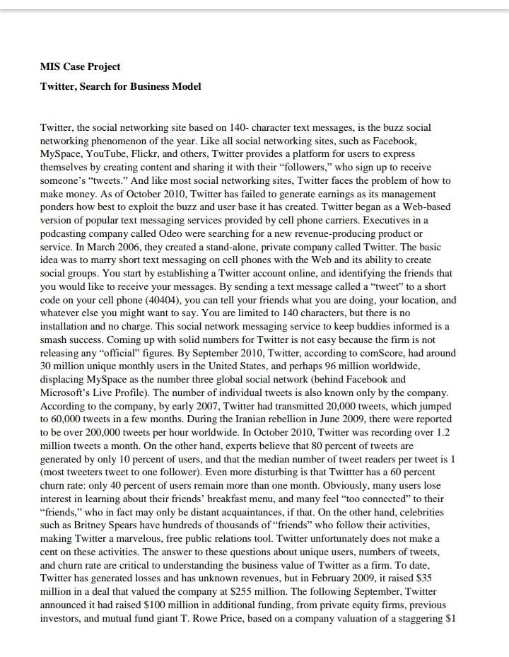 I want a clear and detailed answer please. MIS