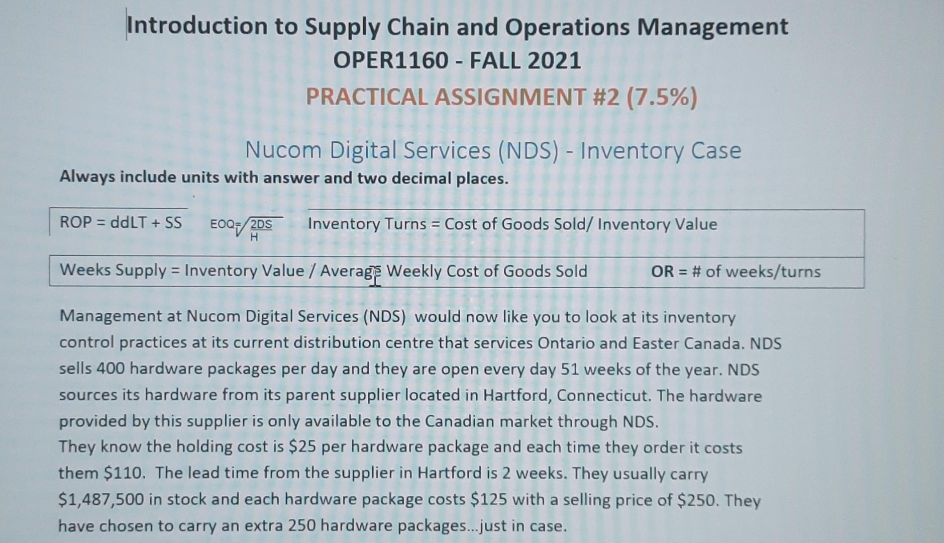 practical Introduction to Supply Chain and
