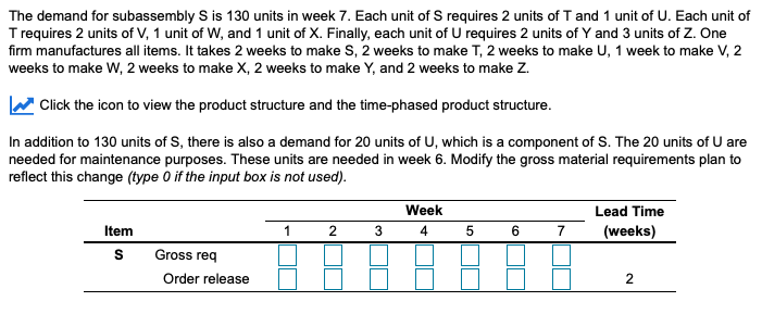 plz answer S, T, U, V, W, X, Y, and Z! The demand