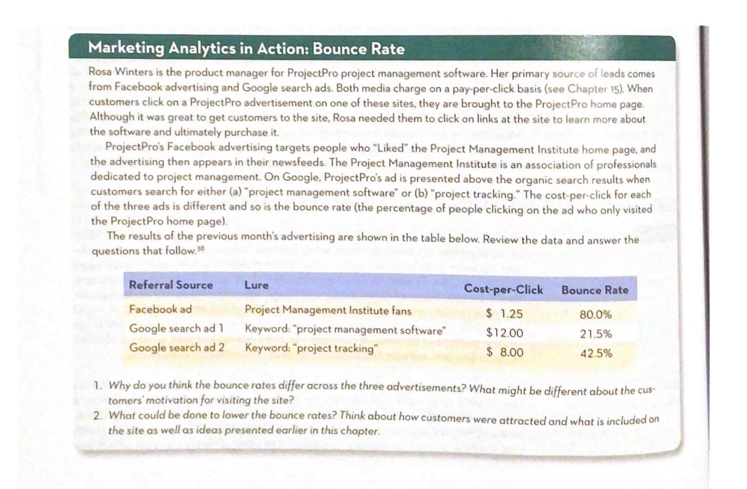 Answer the two questions with support from the