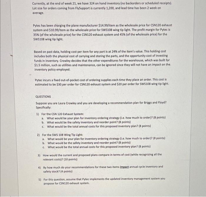 PLEASE ONLY ANSWER QUESTION 4 PLEASE ONLY ANSWER