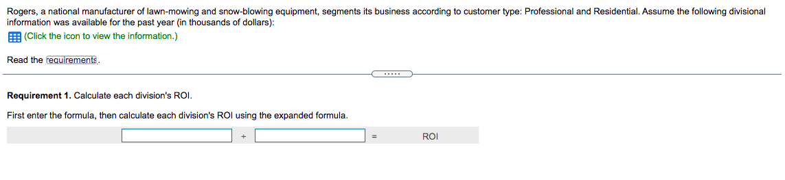 Rogers, a national manufacturer of lawn- mowing