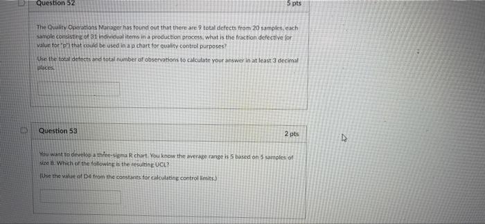 A Quality Manager wants to determine the upper