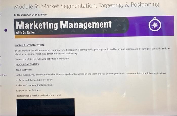 Application Assignment #2 Please read Chapter 9