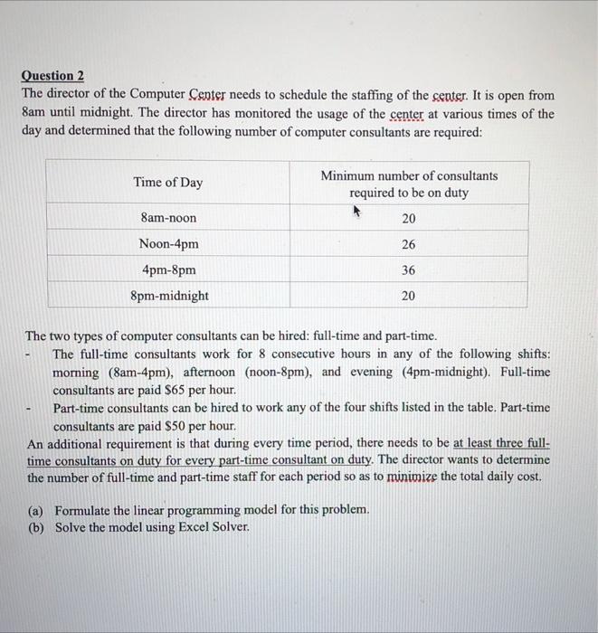 Please formulate the linear programming model.