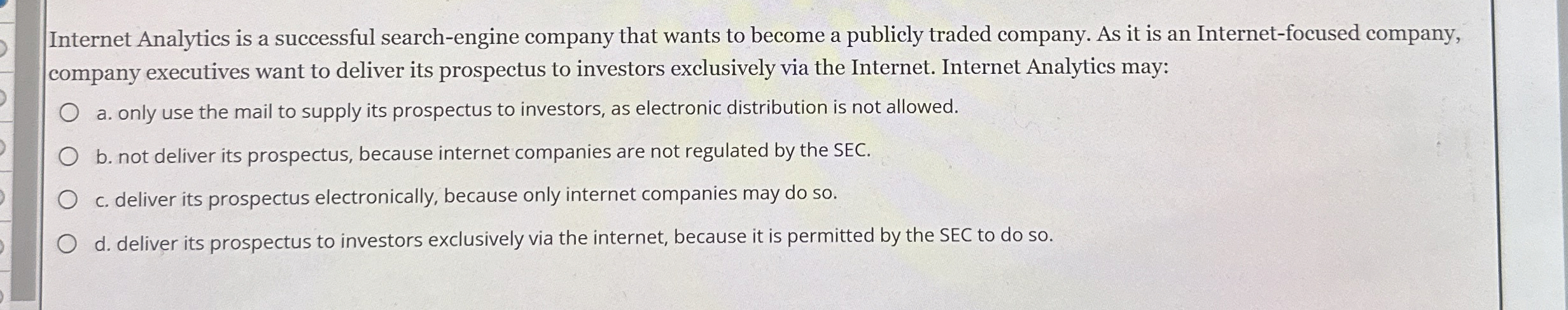 Internet Analytics is a successful search -