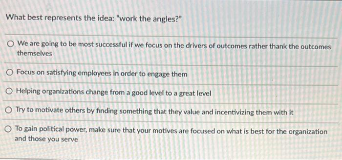 46 What best represents the idea: "work the