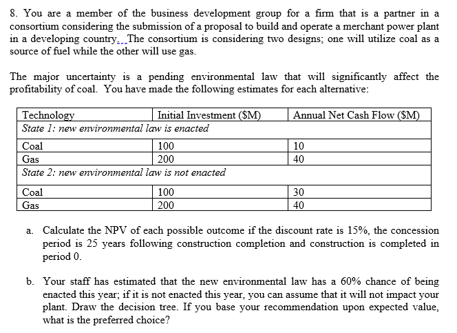 Please answer both questions a. and b. Also,