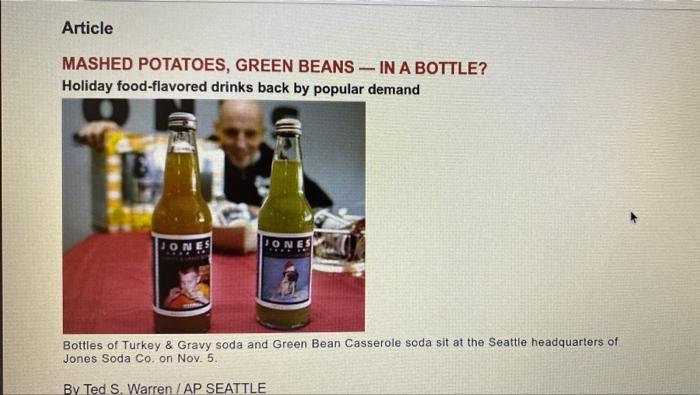 please help me using the following article answer