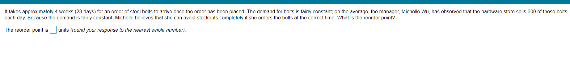 It takes approximately 4 weeks (28 days) for an