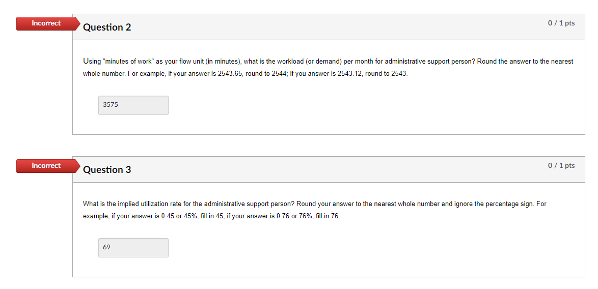 please solve correctly both questions the answer