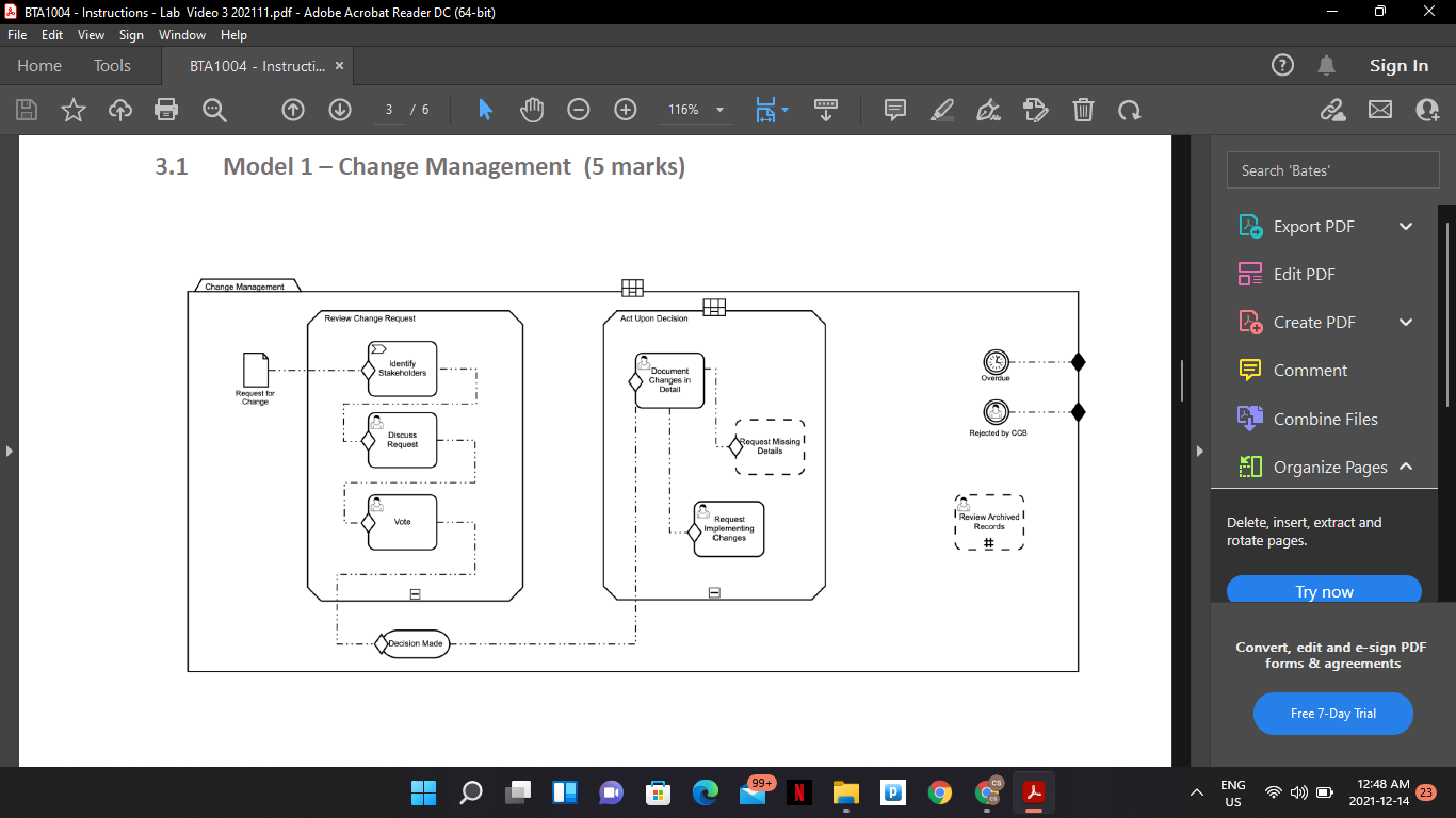 EXPLAIN THE MODEL X BTA1004 - Instructions - Lab